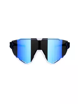 FORCE cyklistické / sportovní brýle CREED modrá-fluo, 91184