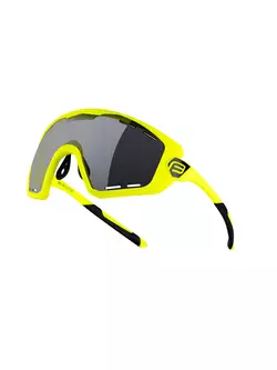 FORCE cyklistické / sportovní brýle OMBRO PLUS fluo mat 91120