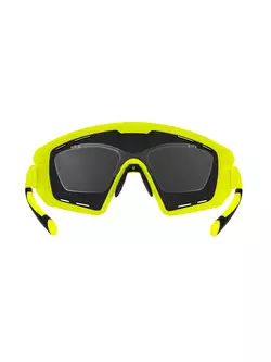 FORCE cyklistické / sportovní brýle OMBRO PLUS fluo mat 91120