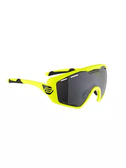 FORCE cyklistické / sportovní brýle OMBRO PLUS fluo mat, 91121