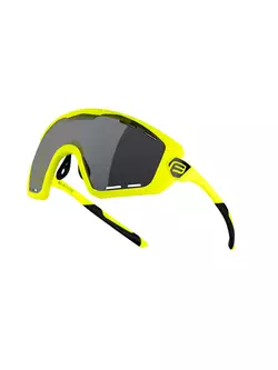 FORCE cyklistické / sportovní brýle OMBRO PLUS fluo mat, 91121