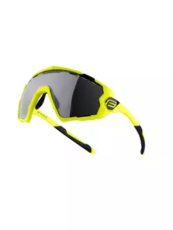 FORCE cyklistické / sportovní brýle OMBRO fluo mat, 91140