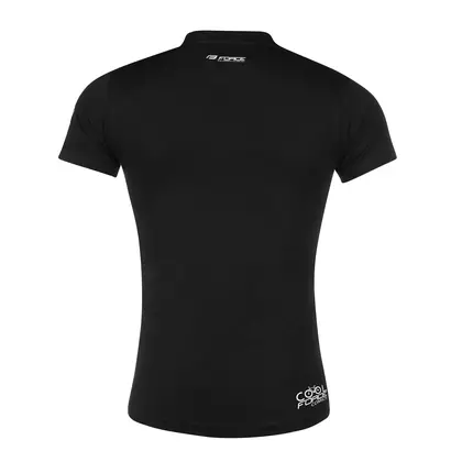 FORCE sportovní tričko s krátkým rukávem COOL black 90777
