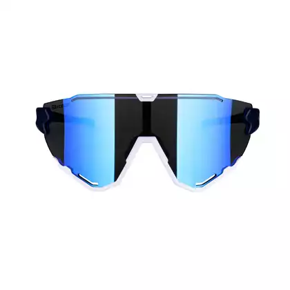 FORCE cyklistické / sportovní brýle CREED modrá a bílá, 91183
