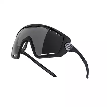 FORCE cyklistické / sportovní brýle OMBRO PLUS černá mat, 91105