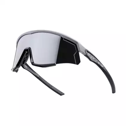 FORCE cyklistické / sportovní brýle SONIC, šedočerná, 910953