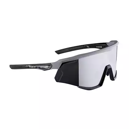 FORCE cyklistické / sportovní brýle SONIC, šedočerná, 910953