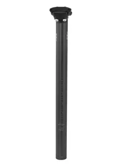 FORCE sedlovka BASIC P6.4 carbon 31,6 mm/400 mm black matt 21044