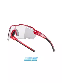 FORCE sportovní brýle AMOLEDO Fotochromní, červeno-šedá, 910862