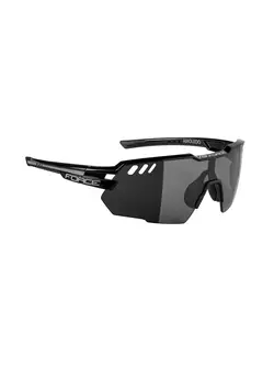 FORCE sportovní brýle AMOLEDO, černé a šedé 910881