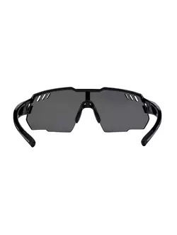 FORCE sportovní brýle AMOLEDO, černé a šedé 910881