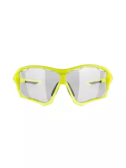 FORCE sportovní brýle EDIE, fluo, fotochromní čočky 910816