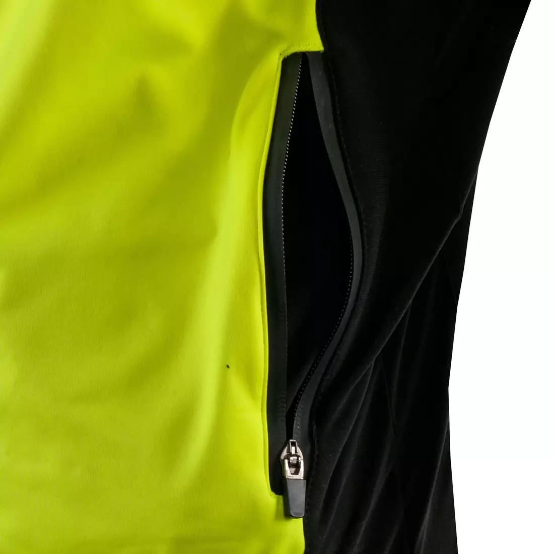 KAYMAQ JWS-003 pánská zimní cyklistická bunda fluor žluto
