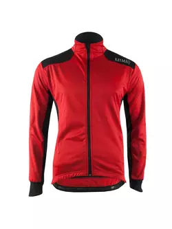 KAYMAQ JWS-003 pánská zimní softshellová cyklistická bunda červeno