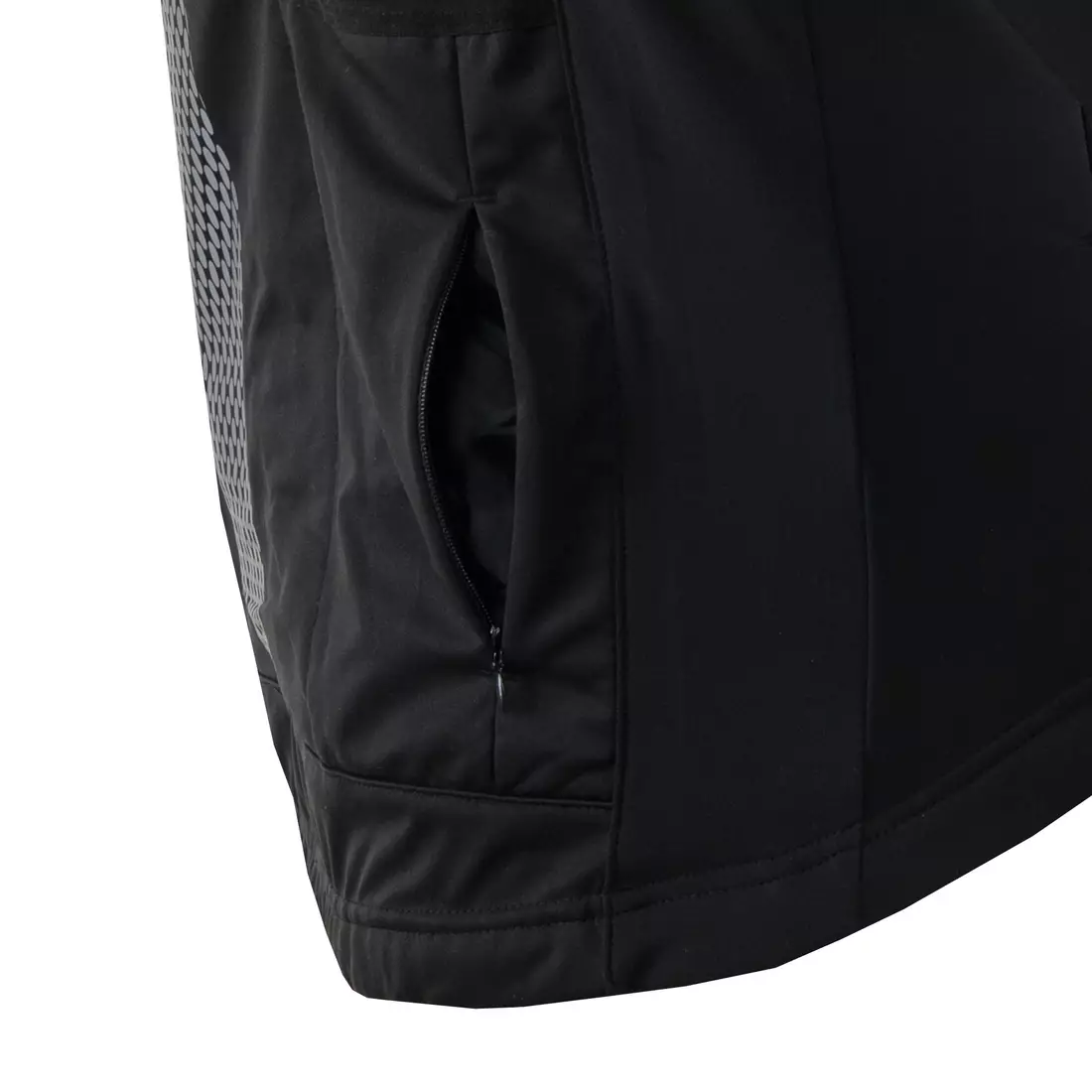 KAYMAQ JWS-004 pánská zimní cyklistická bunda softshell modro-černá