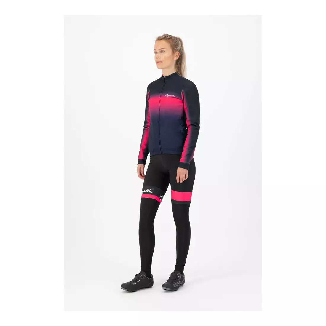 ROGELLI dámská zimní cyklistická bunda DREAM pink/navy blue ROG351093