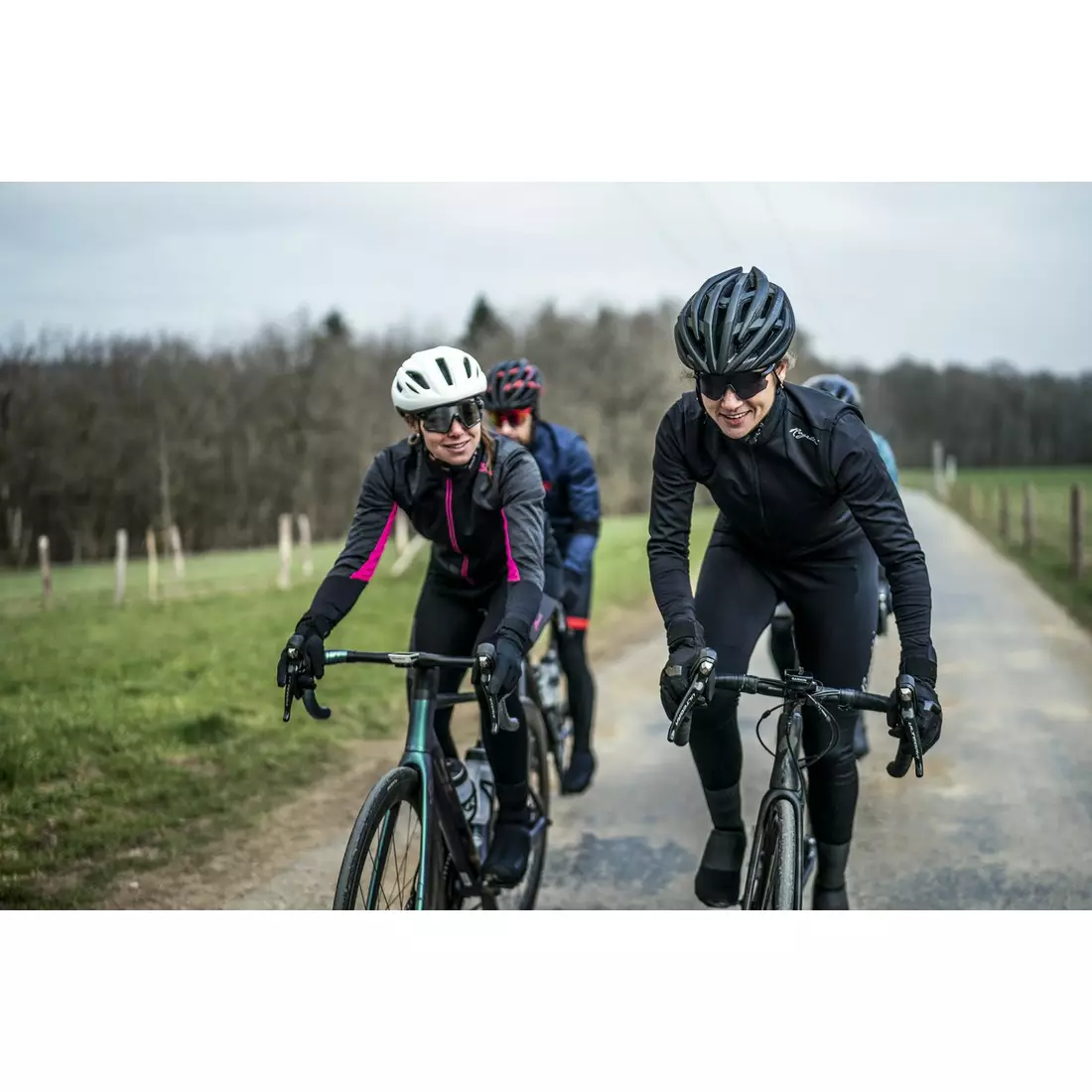 ROGELLI dámská zimní cyklistická bunda GLORY black ROG351079