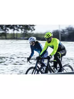 ROGELLI zimní cyklistická bunda HORIZON blue/yellow ROG351044.S
