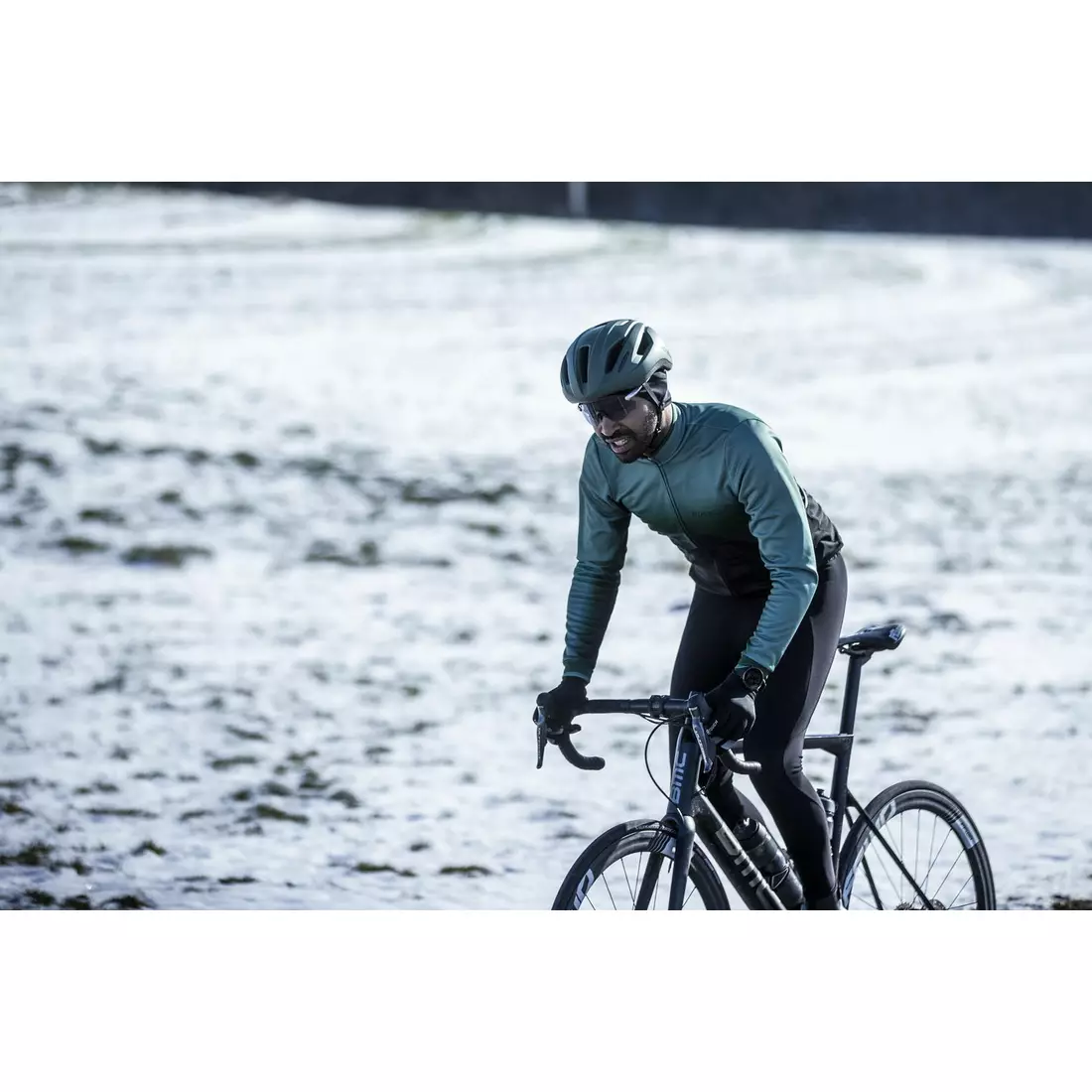 ROGELLI zimní cyklistická bunda HORIZON green ROG351045