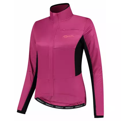 Rogelli Dámská cyklistická bunda, Softshell BARRIER, růžový, ROG351092