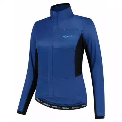 Rogelli Dámská cyklistická bunda, Softshell BARRIER, modrý, ROG351091