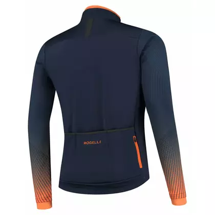Rogelli Pánská zimní cyklistická bunda, softshell TRACE, oranžová, ROG351035