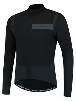 Rogelli Pánská lehká cyklistická bunda, softshell INFINITE, Černá, ROG351047