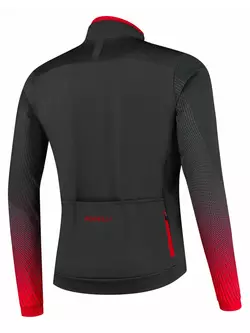 Rogelli Pánská zimní cyklistická bunda, softshell TRACE, černá a červená, ROG351033
