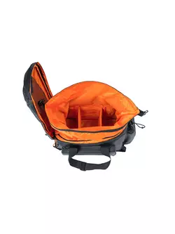 BASIL Brašna na kolo MILES TARPAULIN TRUNKBAG XL Pro, 9-36L, black/orange 18296