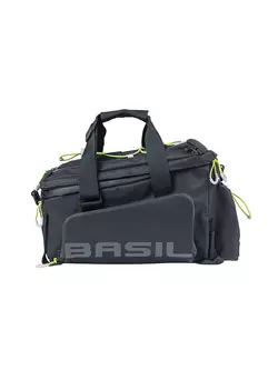 BASIL Brašna na kolo, na kufru TRUNKBAG XL Pro, 9-36L, black lime 18295