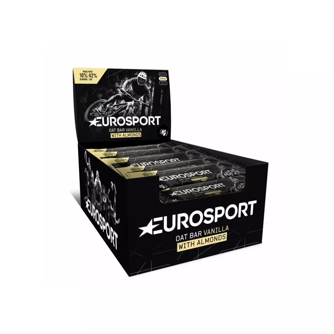 EUROSPORT tyčinka z vanilkových ovesných vloček 20 x 45g E-0086