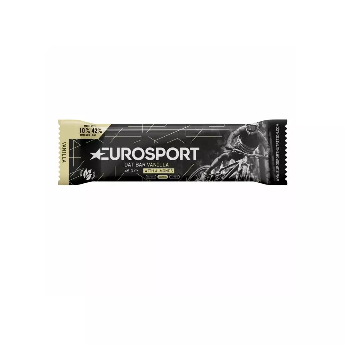 EUROSPORT tyčinka z vanilkových ovesných vloček 45g E-0084