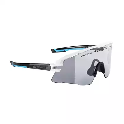 FORCE AMBIENT Fotochromatické sportovní brýle, bílo-šedo-černé