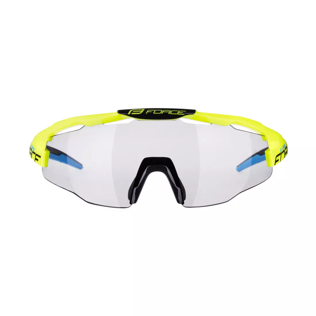FORCE cyklistické / sportovní brýle EVEREST fotochromní, fluo, 910902