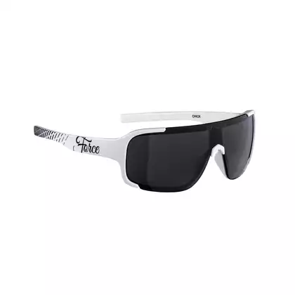 FORCE dámské sluneční brýle CHIC, černobílé, černé čočky 90962