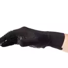 KAYMAQ GLA-002 cyklistické rukavice jaro / podzim, černá