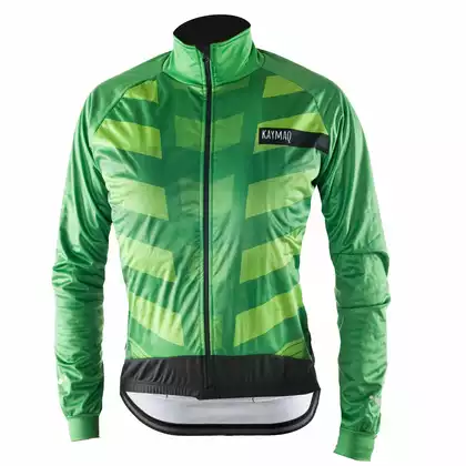 KAYMAQ JWS-001 Pánská zimní cyklistická bunda, softshell, zelená