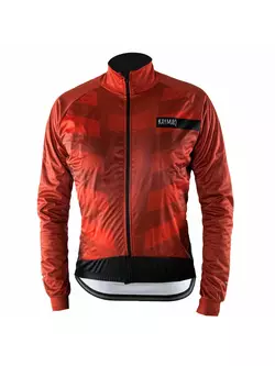 KAYMAQ pánská zimní cyklistická bunda softshell, červená JWS-001