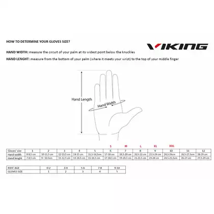 VIKING zimní rukavice BJORNEN MULTIFUNCTION black/lime 140/22/9451/64