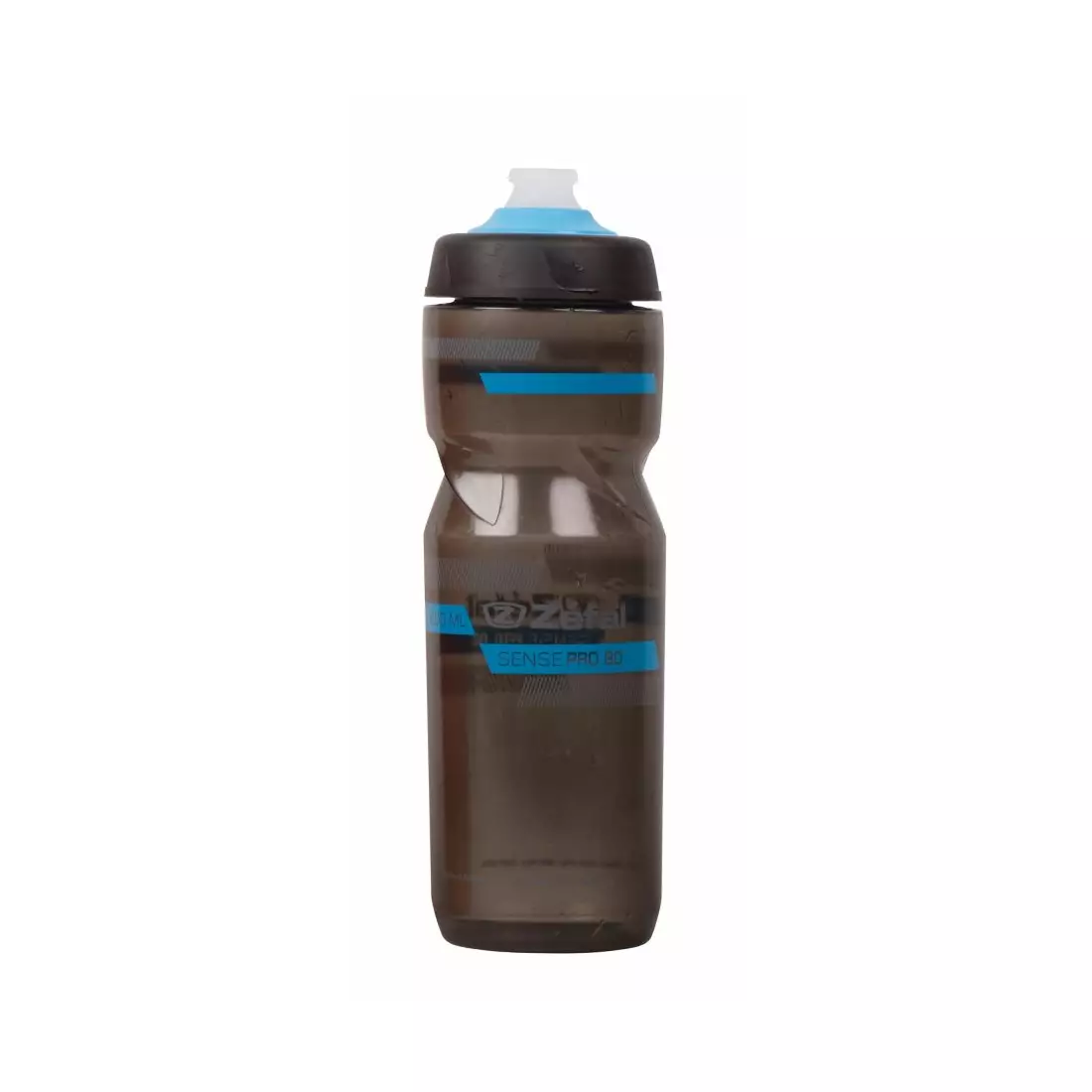 ZEFAL cyklistická láhev na vodu SENSE PRO 0,80L smoked black/cyan blue ZF-1462