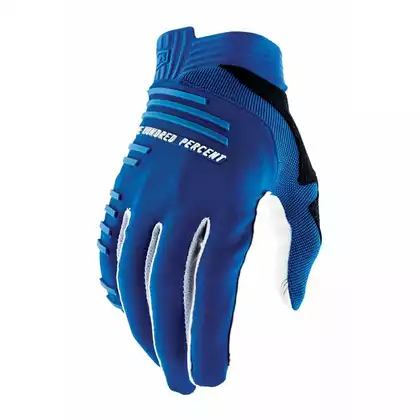 100% R-CORE Cyklistické rukavice, modrý
