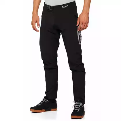 100% R-CORE X Pánské cyklistické kalhoty, černé