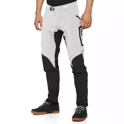 100% R-CORE X Pánské cyklistické kalhoty, šedo-černá