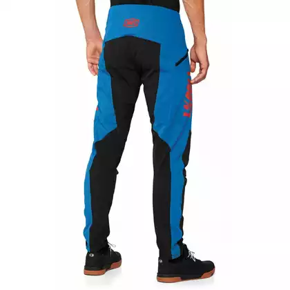 100% R-CORE X Pánské cyklistické kalhoty, modrá, černá