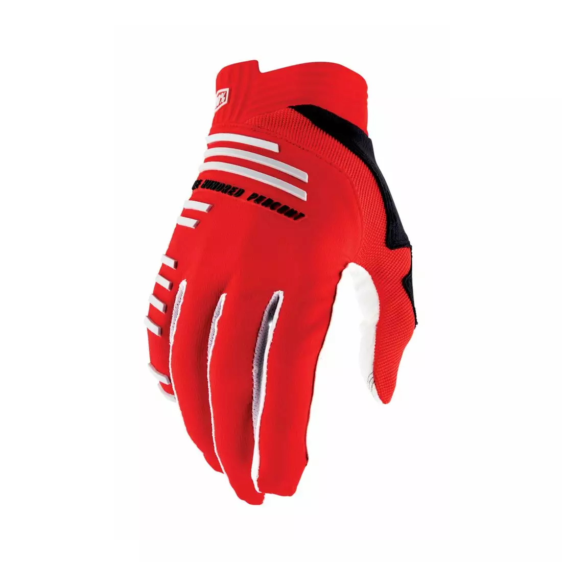 100% R-CORE pánské cyklistické rukavice, Červené