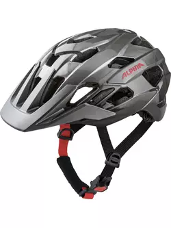 ALPINA ANZANA Cyklistická helma MTB / Enduro, šedo-červená