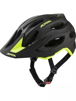 ALPINA CARAPAX 2.0 Cyklistická helma Enduro, Černá a žlutá 