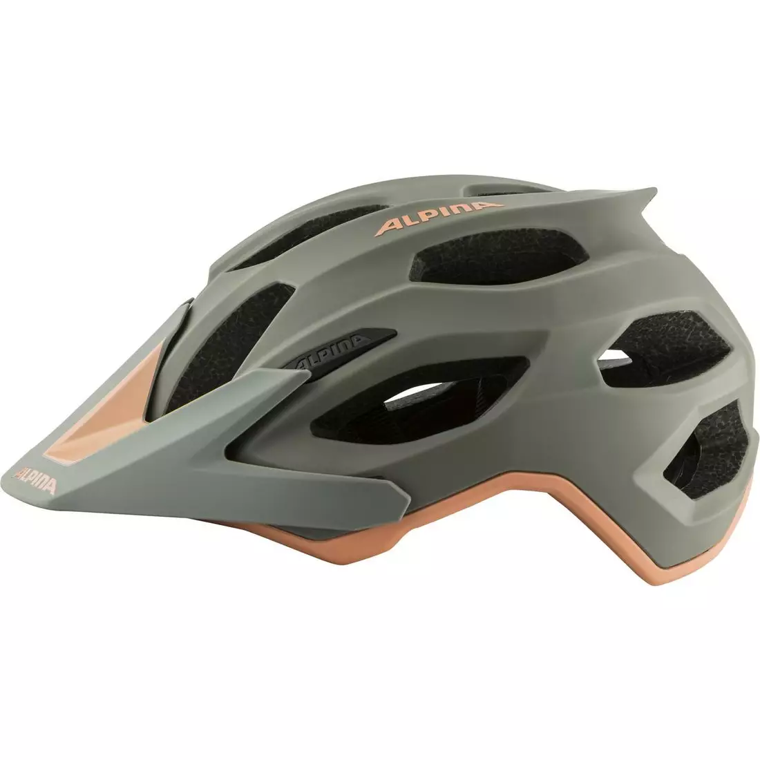 ALPINA CARAPAX 2.0 Cyklistická helma Enduro šedo-oranžová 