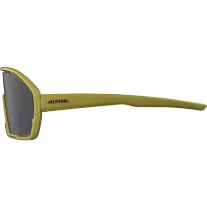 ALPINA Sportovní brýle BONFIRE OLIVE MATT - MIRROR BLACK, A8687472