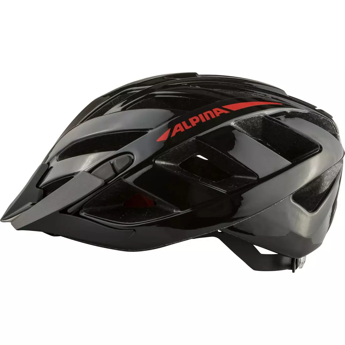 ALPINA PANOMA 2.0 Cyklistická helma, black-red gloss
